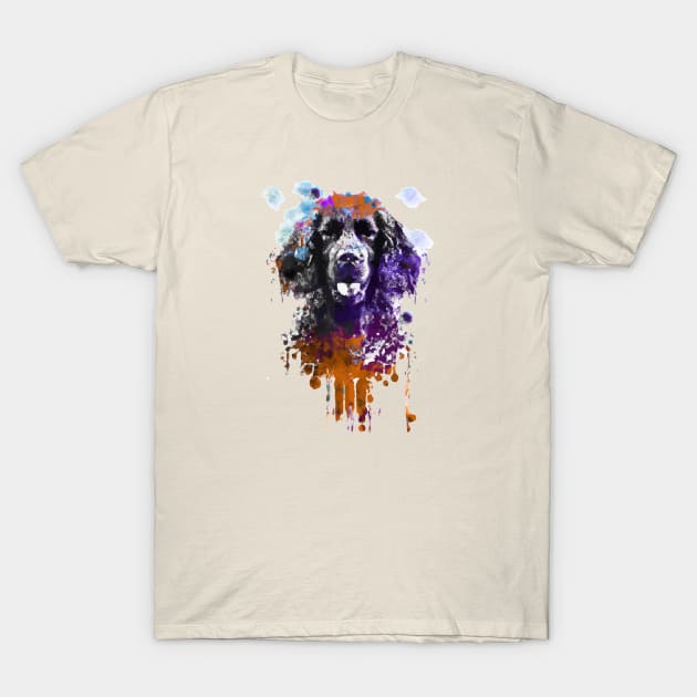 Irish Red Setter Stencil Art T-Shirt by Furrban